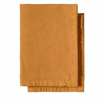 Biancoperla COLORADO Juego de 2 Servilletas, &Aacute;mbar