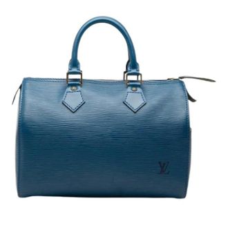 Louis Vuitton Pre-owned Handbags, female, Blue, Size: ONE SIZE Pre-owned Epi Boston Bag