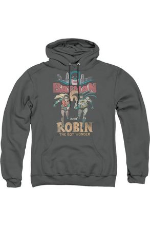Gildan Batman Classic Tv Classic Duo Adult Pull Over Hoodie / Hooded Sweatshirt