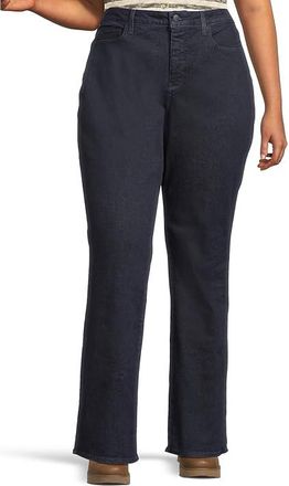 NYDJ Barbara Bootcut in Rinse Womens Jeans Rinse : 14W 32, Lycra/Elastane/Denim