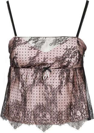 Aniye By Top - Dames - Tops zonder mouwen - Bruin - XS - Satijn - Tops
