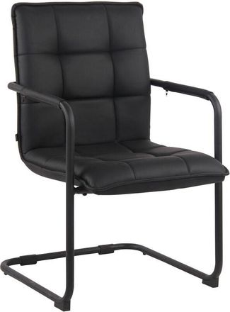 Clp Silla De Conferencia Gandia En Cuero Sintético Negro Negro