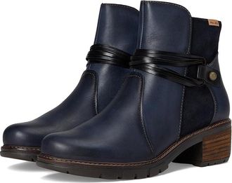 Pikolinos San Sebastia W1T Womens Boots Blue : EU 41 (US Womens 10-10.5) B - Medium, Leather