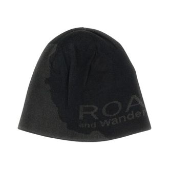 Roa Beanies, male, Black, Size: ONE SIZE Logo Cotton Beanie