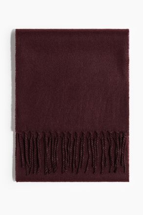 H&M Schal aus Webstoff - Weinrot
