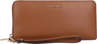 Michael Kors Accessoires, Dames, Bruin, ONE Size, Leer, Portemonnee & Kaarthouder