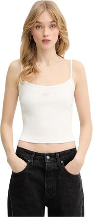 Diesel Dames, Tops, Wit, Maat: M Katoen
