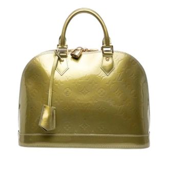 Louis Vuitton Pre-owned Handbags, female, Green, Size: ONE SIZE Pre-owned Alma PM
