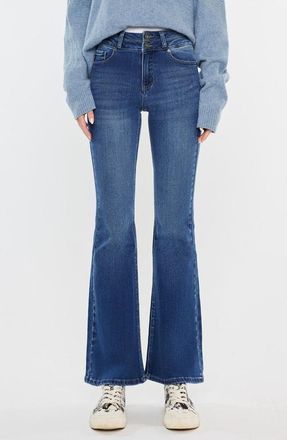 Kancan Vida High Rise Flare Jeans in Medium Wash at Nordstrom, Size 26