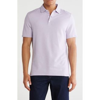 Robert Barakett Garrow Regular Fit Cotton Blend Polo in Light Lavender at Nordstrom Rack, Size Xx-Large