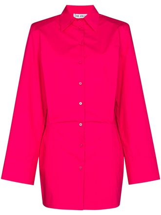 The Attico Chemisier con maniche ampie - Rosa