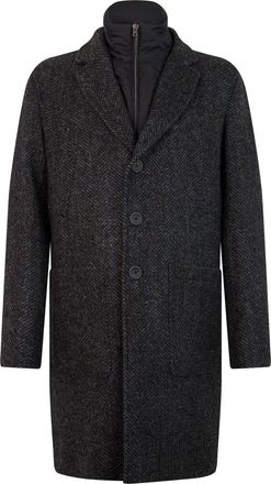 Herno Hombre, Abrigos, Negro, Talla: L