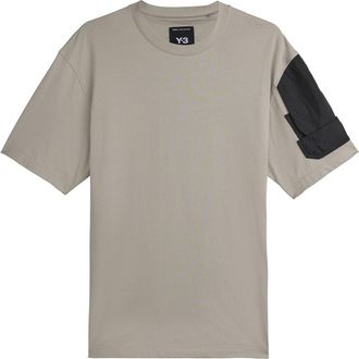 Yohji Yamamoto Regular Fit Cotton Utility T-Shirt in Brown at Nordstrom, Size Xx-Large