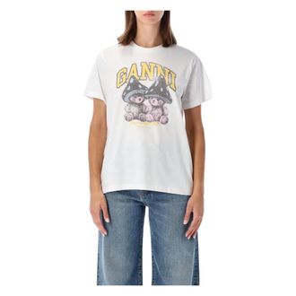 Ganni Donna, Top, Bianco, M, new