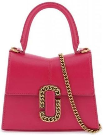 Marc Jacobs The St. Marc Mini Handbag - Dames - Handtassen - Roze - ONE Size - Leer - Tassen