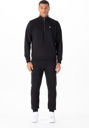 Luke 1977 Mens Sydney 1000 Tracksuit in Black Cotton - Size X-Large