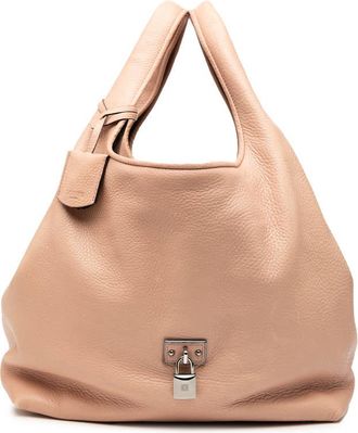 Loewe Pre-owned Loewe Calfskin Calle Lock Shoulder Bag Ladies 10811