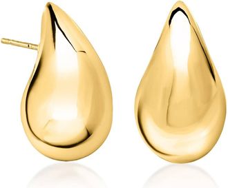 Ross-Simons 14kt Yellow Gold Teardrop Earrings