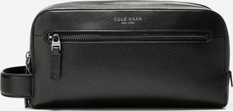 Cole Haan Mens Damon Dopp Kit - Black