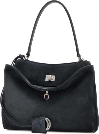 Balenciaga Womens Rodeo Top Handle Bag Gray Domesticated Calf