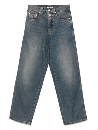 Gimaguas wide-leg jeans - women - Cotton/Lyocell - 40 - Blue