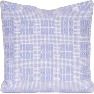 Foreside Home And Garden Cosmos Grid Light Blue Outdoor Accent Throw Pillow 18 x 18 at Nordstrom, Size Medium