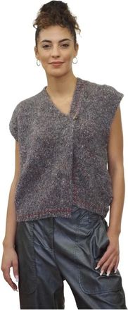 Alessia Santi Dames, Jassen, Grijs, Maat: XS Katoen