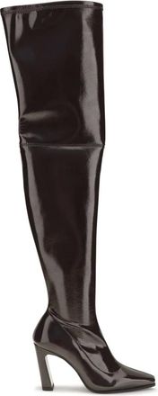 Stuart Weitzman Ultrastassi Over-the-Knee Laarzen - Dames - Schoenen - Bruin - Maat: 37 EU Leer