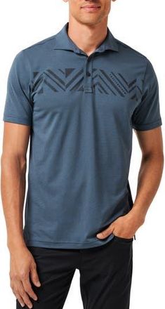 Travis Mathew All Day Access Polo in Mood Indigo/Vintage Indigo at Nordstrom Rack, Size Xx-Large