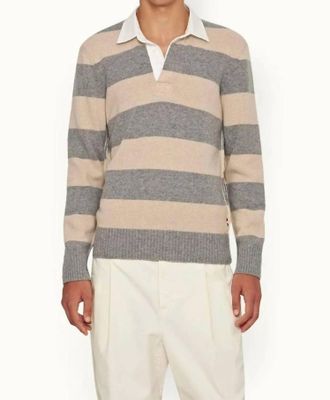 Orlebar Brown Legris Long Sleeve Top In Granite