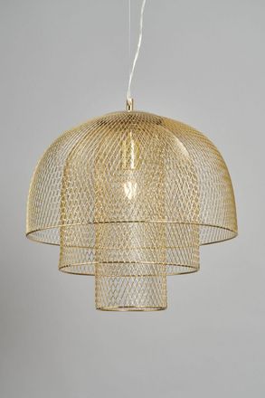 BHS Georgia Pendant Ceiling Light in Gold