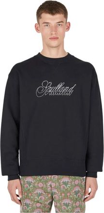 Soulland Sweatshirt Hoodies - Heren - Sweatshirts - Zwart - L - Katoen - Hoodies & sweatvesten