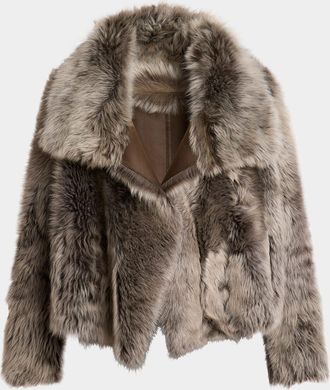 Yves Salomon Toscana Lamb Shearling Jacket