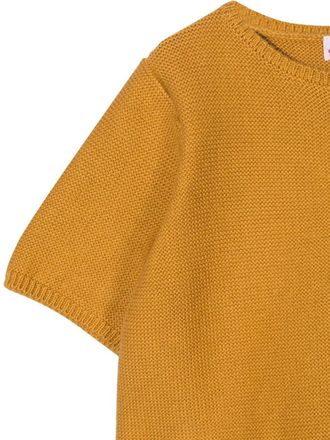 BONPOINT Stretch Cotton Salopette Jumpsuit - Yellow