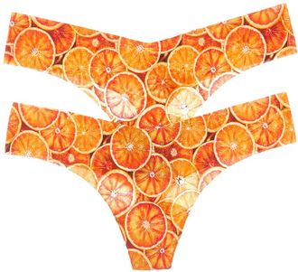 Commando Commando Set Of 2 Classic Print Thong