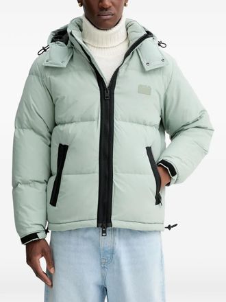 HUGO BOSS Birono2541 jack met capuchon - Groen
