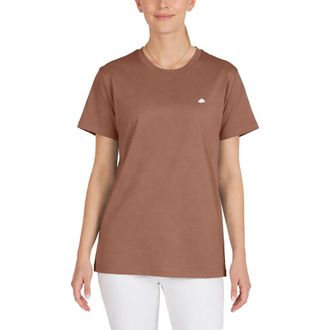 Dalix Womens Lil Cloud Lightweight Jersey Tee in Chestnut at Nordstrom, Size Xx-Large
