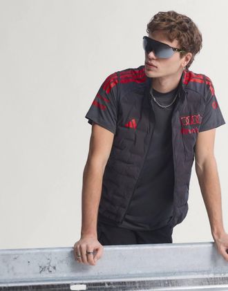 adidas adidas Performance - Audi Formula One Team Mechanics - Gilet imbottito nero utility/rosso hi-res