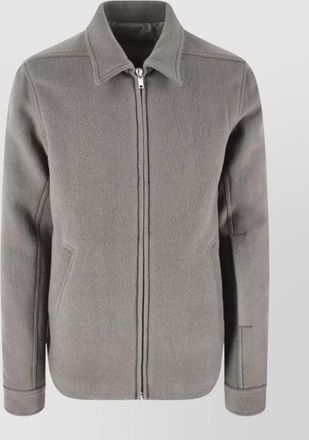 Rick Owens wool single breasted coat