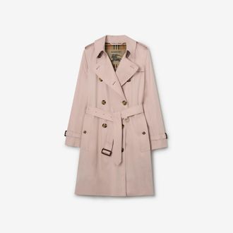 Burberry Midlength Tropical Gabardine Kensington Trench Coat