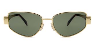 Celine CL40293U 30N Womens Sunglasses Gold Size 55