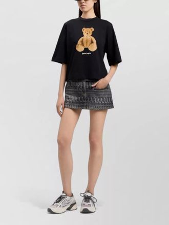 Palm Angels teddy bear cotton boxy graphic t-shirt