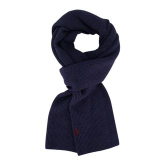 Polo Ralph Lauren Accessoires, Heren, Blauw, ONE Size, Wol, Winter Scarves