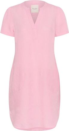 Part Two AminasePW Jurk - Dames - Jurken - Roze - Maat: 2XS Linnen