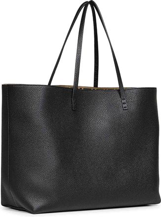 Fendi Womens Roll Medium Shopper Bag Black Leather Calf Shoulder
