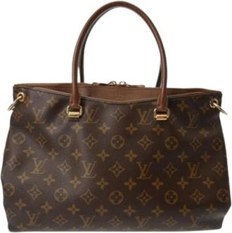 Louis Vuitton Pre-owned Handbags, female, Brown, Size: ONE SIZE Pre-owned Canvas Handbag