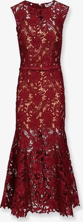 Self Portrait Vestito Midi in pizzo con cintura - SELF PORTRAIT - gender_Woman