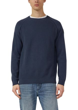 s.Oliver Strickpullover S.OLIVER, Herren, Gr. 3XL, blau, Strick, Obermaterial: 100% Baumwolle, unifarben, normal h&uuml;ftbedeckend, Rundhals, Flachstrickb&uuml;ndchen, 