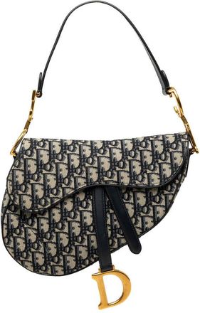 Dior Pre-owned Dior Oblique Canvas Saddle Bag Ladies EX63KSSY0GNOLGB7