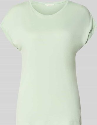 Tom Tailor Denim Loose Fit T-Shirt aus Viskose-Mix in Hellgruen, Gr&ouml;&szlig;e XS